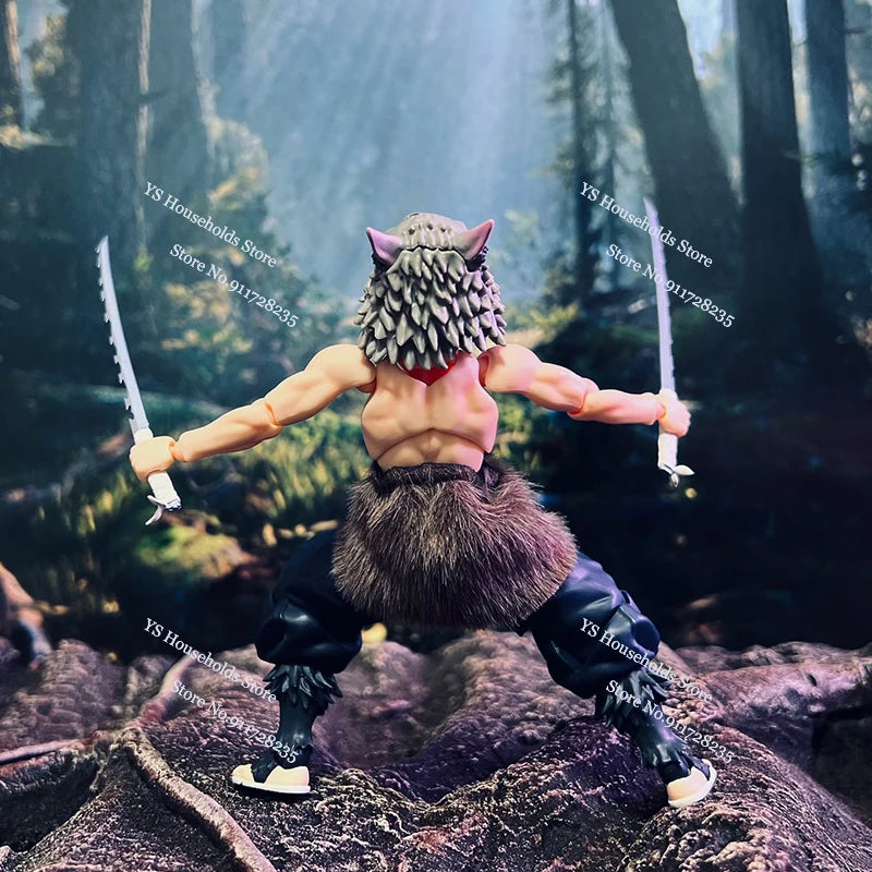 1/12 Хашибира Иносуке Аниме Момче Войник Фигурка Мини Сиво Кафяво Подгъв Модел Играчки Аксесоар за 6" Figma Buzzmod Фигурка Тяло