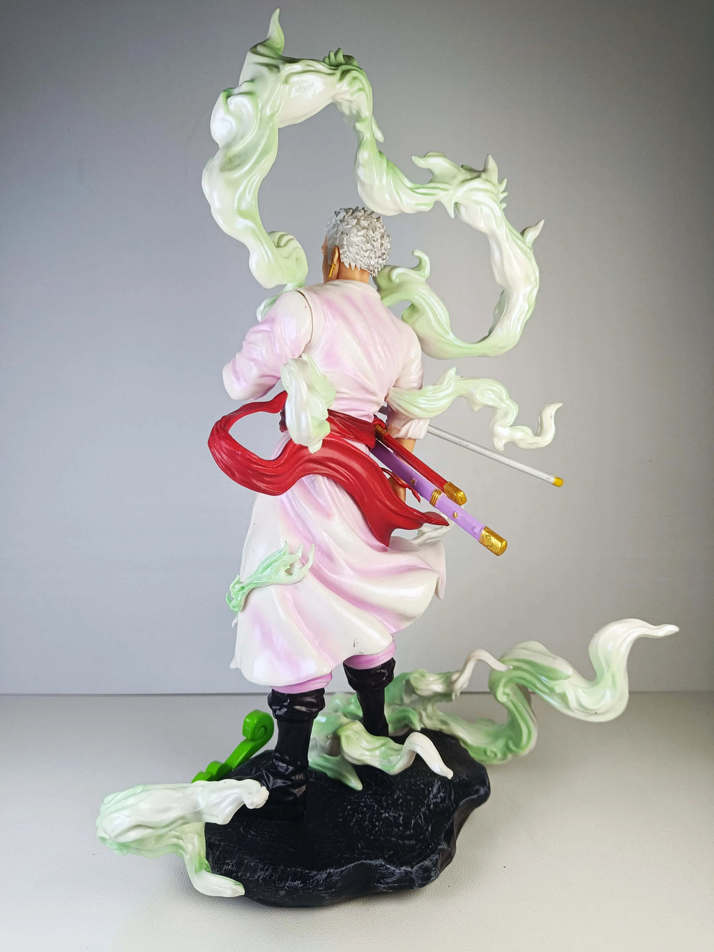 One Piece Gk Nika Form Solon Rhonoya Zoro Swordsman Model Ornament Box Set Handmade Desktop Collection Ornaments Gift