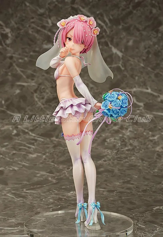 В наличност Оригинална Phat! Re: ZERO - Starting Life in Another World RAM Сватбена рокля Аниме Фигурки Модели Колекция Играчки Подаръци