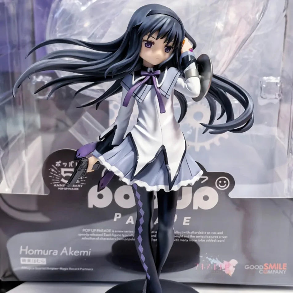 NEW 17CM PMMM Puella Magi Anime Figure Akemi Homura PVC Ornaments Toy Figurine cute Loli Collection Model Toy Gift