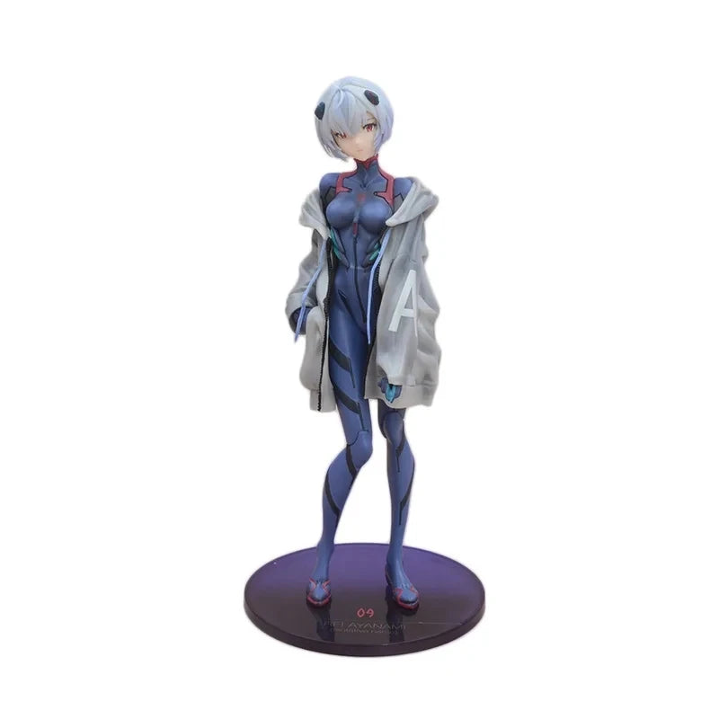 22cm Anime EVA NEON GENESIS Ayanami Rei EVANGELION Figures Millennials Illust Action Figure Trendy Clothes PROTOTYPE Model Toy