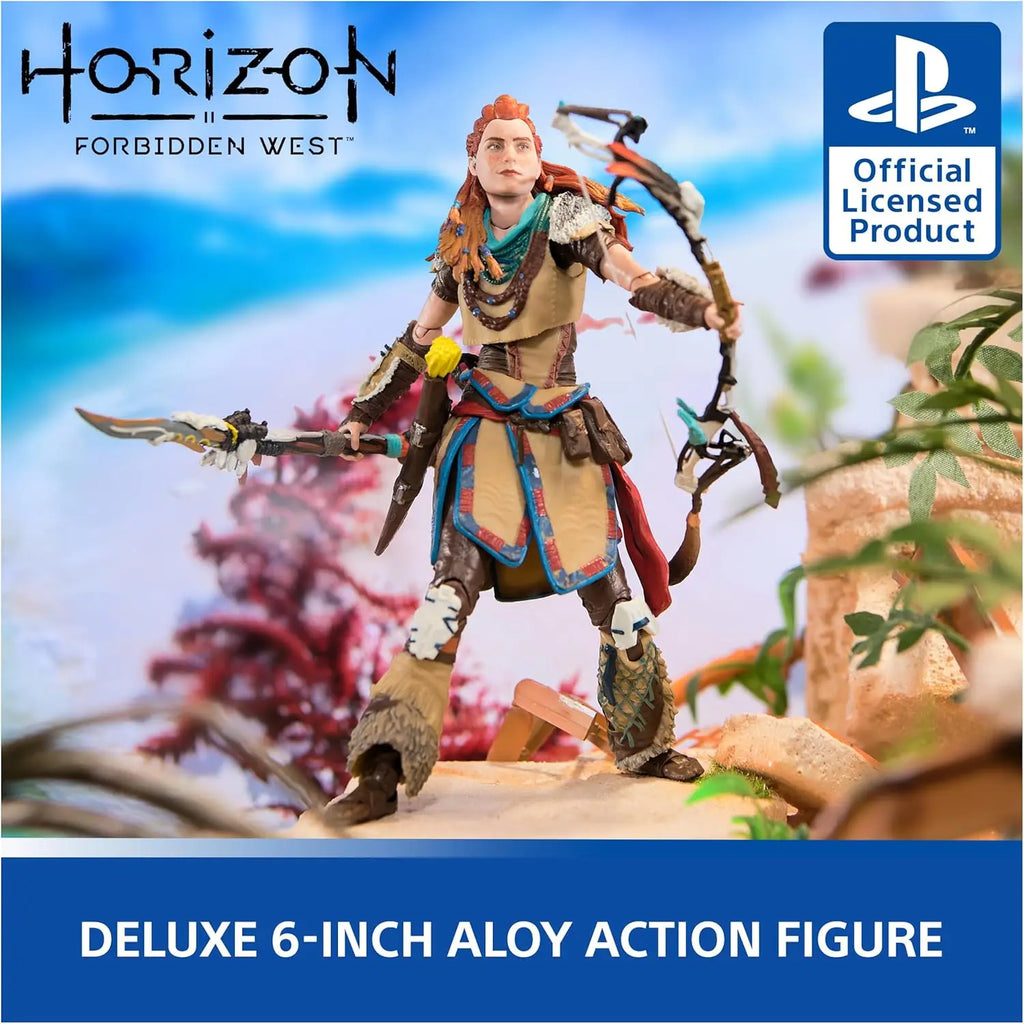 Spin Master Toys Horizon Forbidden West Aloy Deluxe Edition 6-Zoll-bewegliche Actionfigur The Shapes Collection für PS5