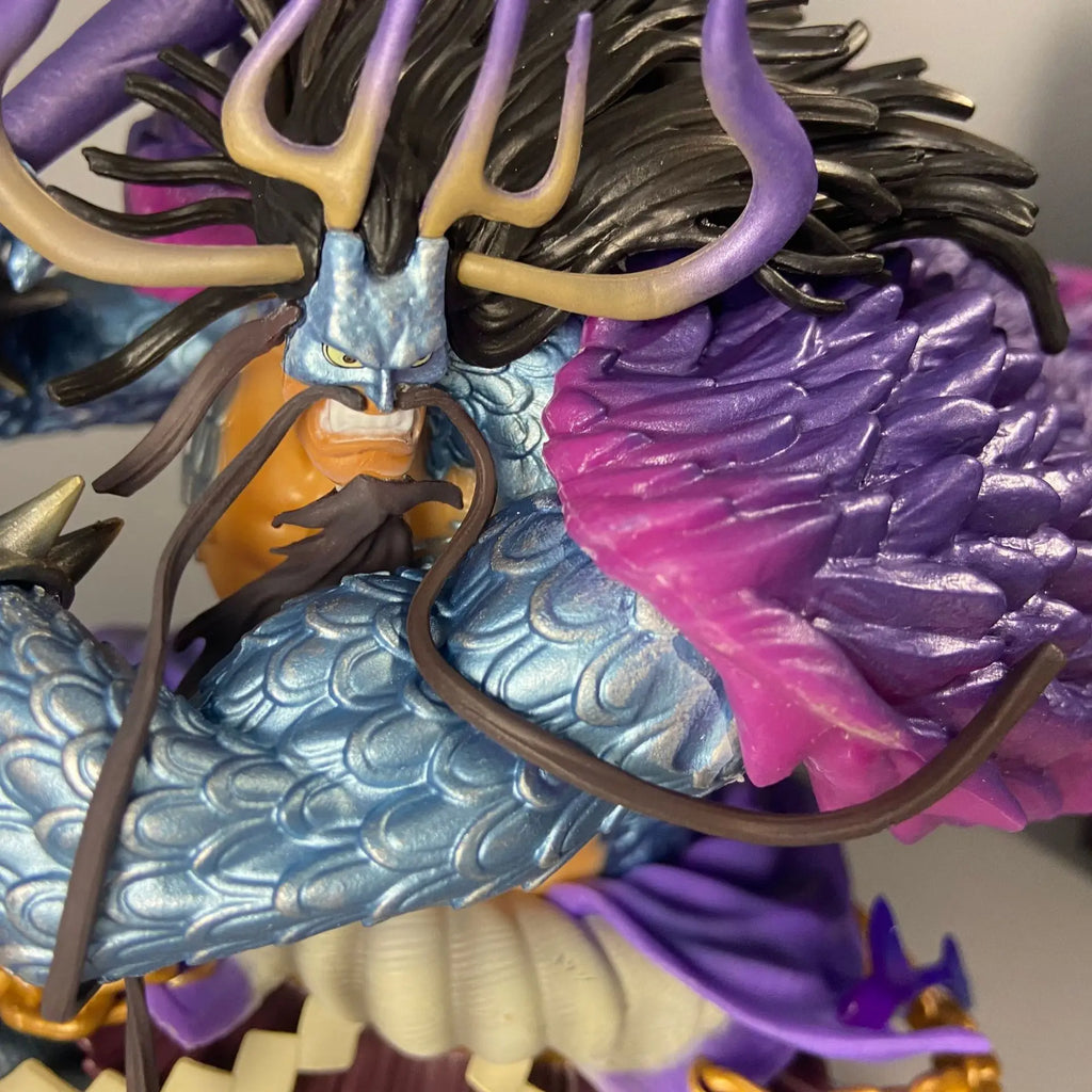 30cm One Piece Kaido Four Emperor Beasts Pirates Anime Figure Model Statue Boys Collection Desktop Decoration Ornament Toys Gift