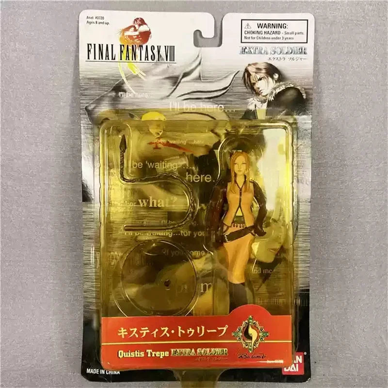 20cm gift box Japanese last leonhart Fantasy figure doll PVC kids collection FF final zell dincht model toy