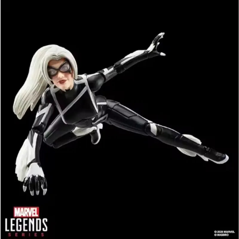 Original Hasbro Marvel Legends Series Gamerverse Spider-Man 2 Felicia Hardy Black Cat Anime Figure Toy Collection Model