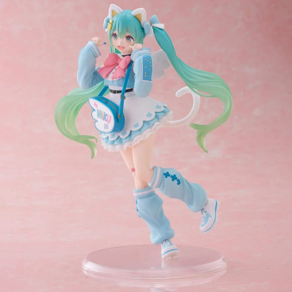 In Stock Taito Original Genuine Piapro Characters Hatsune Miku Fashion Series Fancy 18cm Collections Model Toy Figures Xmas Gift