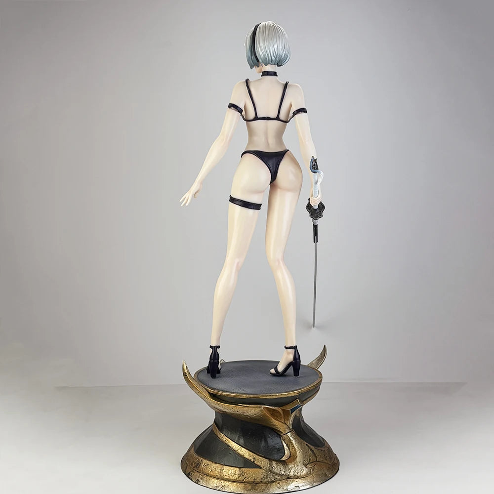 55cm Anime NieR 2B Figur Automata YoRHa Nr. Typ GK PVC Actionfigur Spielzeug Sammlung Puppengeschenk