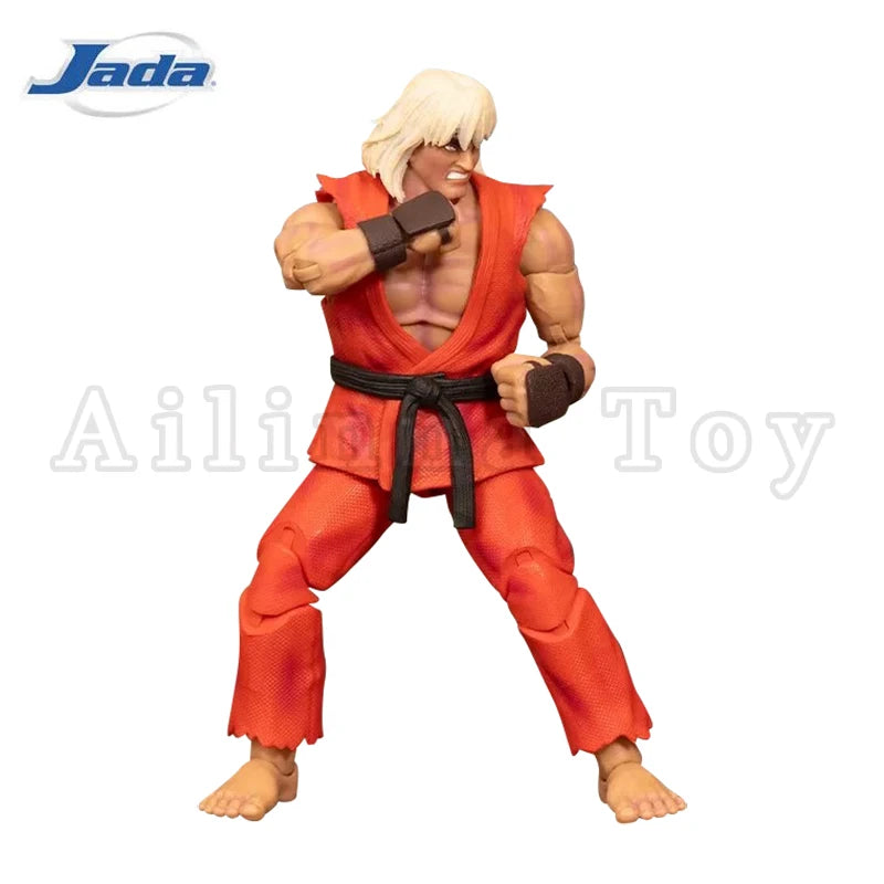 Jada Toys 1/12 6inch Action Figure Ultra Street Fighter II: The Final Challengers Violent Ken Anime Model