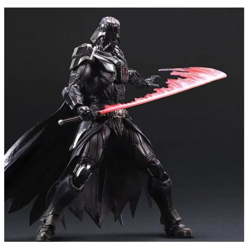 28cm PA modified Star Wars Black Knight White Soldier Darth Maul super movable figurine anime model collection ornament gift