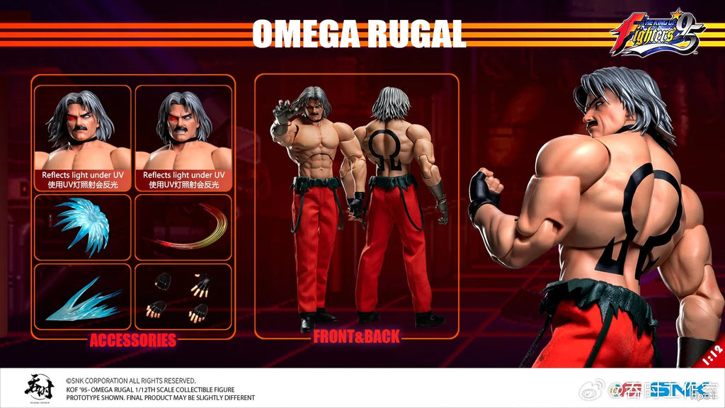【MT】Original Tun Shi Studio THE KING OF FIGHTERS '95 Rugal Bernstein 1/12 Action Figure Model Toy Gift