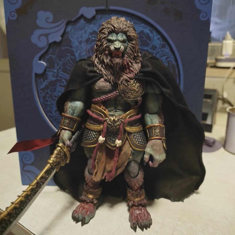 In-Stock Nottaa Ym005 Shiziling Cyan Lion 1/12 Lion Ridge Double Headed Action Figure Kit Original Chinese Style