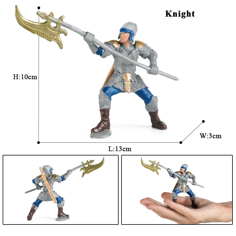 Oenux Gryphon Riders Griffon Knight Crossbowmen Berserkers Action Figures Soldiers Model PVC Collection Miniature Game Kids Toy
