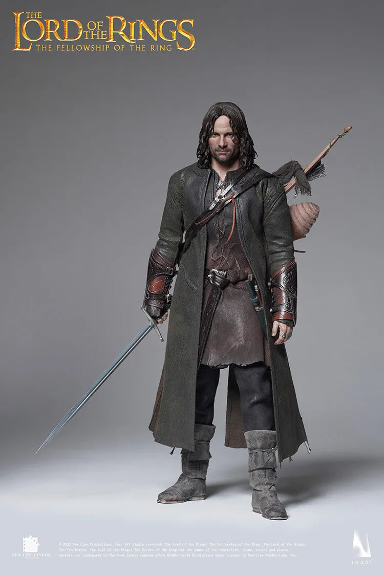 In Stock INART Queen Studios Aragorn The Lord of The Rings AG-A005S1  Rooted Hair Ver. Collectible Action Figure Anime Model Toy