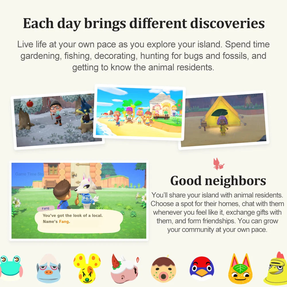 Animal Crossing New Horizons Nintendo Switch 2 Edition NS2 Juegos Games Deals Physical Game Card Support Multiplayer Online