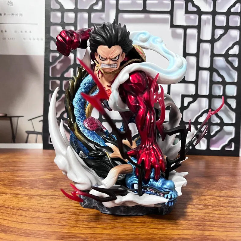One Piece Monkey D. Luffy Gear 4 17cm Anime-Figur Modell GK Actionfigur PVC Statue Sammlerstück Figma