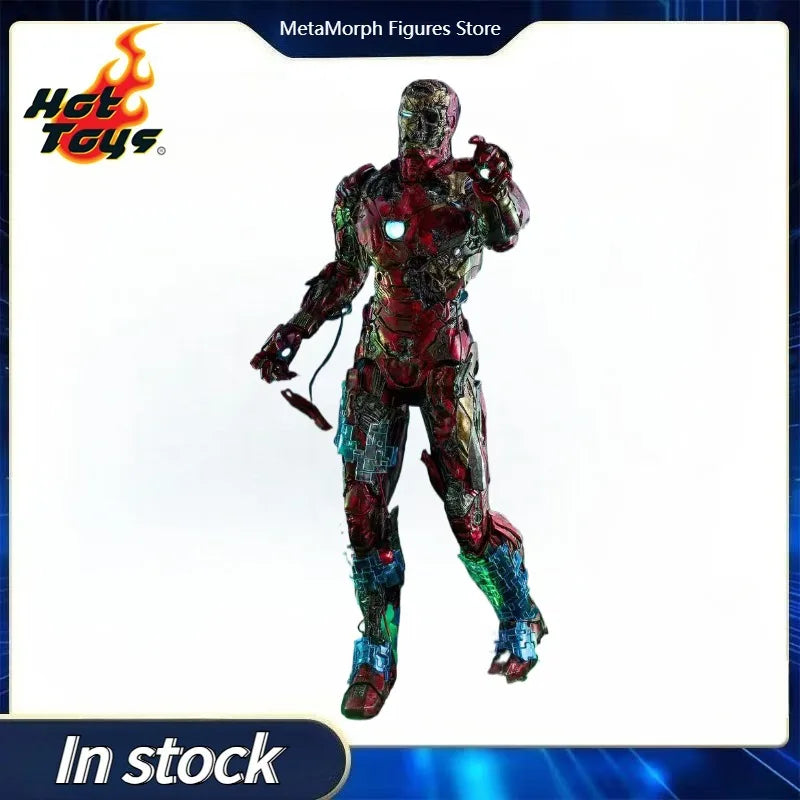 Original Hot Toys MARVEL MMS580 Mysterio's Iron Man Illusion Spider-Man Far From Home Anime Figure Toys Models Collection