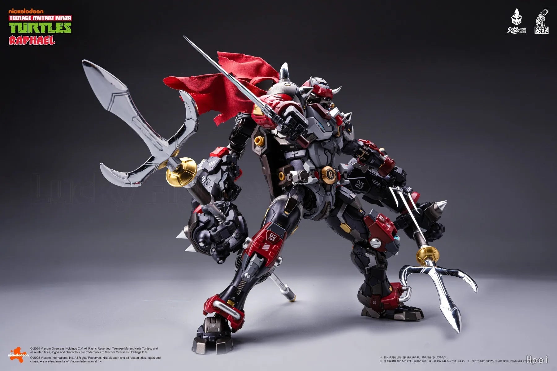 【Pre-sale】HEARBOYS TMNT Raphael Red Demon Action Figures Model