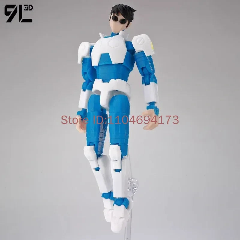 9L 3D Invincible Omni Man Titan Action Figure - Multi-Jointed Articulated Collectible Toy for US Comic Fans Display