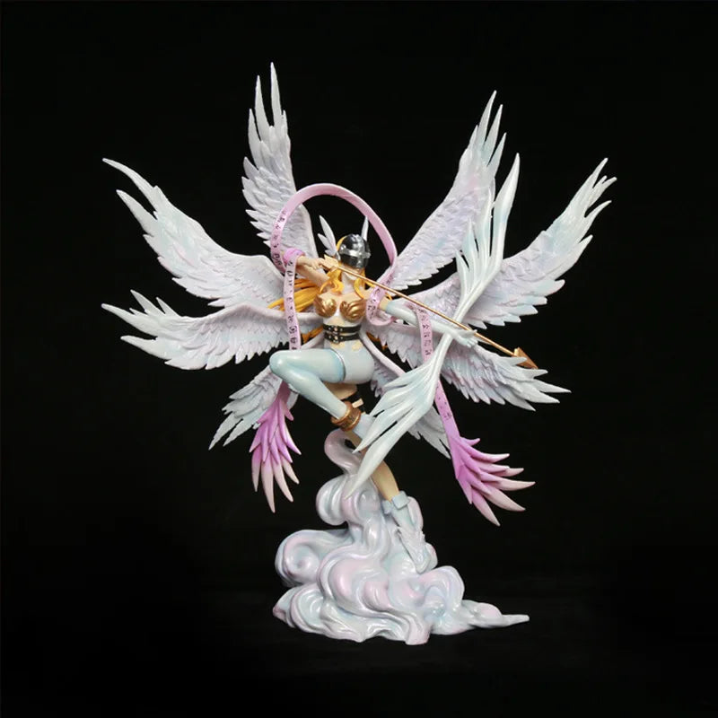 26 cm Digimon Adventure Figur Angewomon Figuren Bogenschießen Angewomon Figur Puppe Statue Sammlung Modell Kind Individuelle Spielzeug Geschenke
