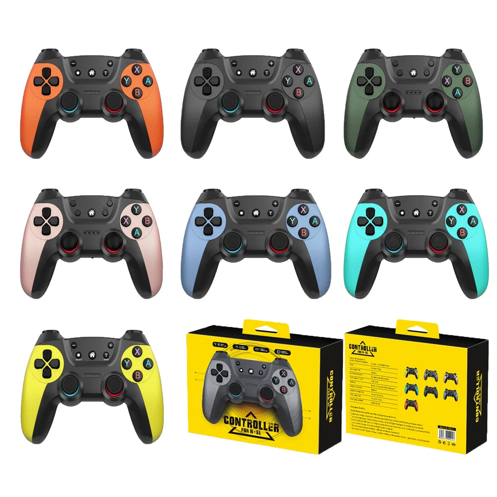 Bluetooth Gamepad for Nintendo Switch OLED/Lite, PS3, Android & PC - Wireless Multi-Platform Controller