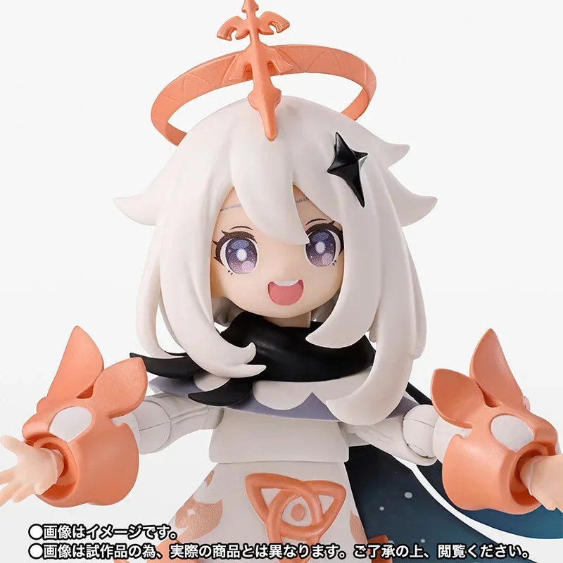Original S.H.Figuarts SHF GENSHIN IMPACT PAIMON Anime Action Figure Model Toy Gift Collection WB Toys