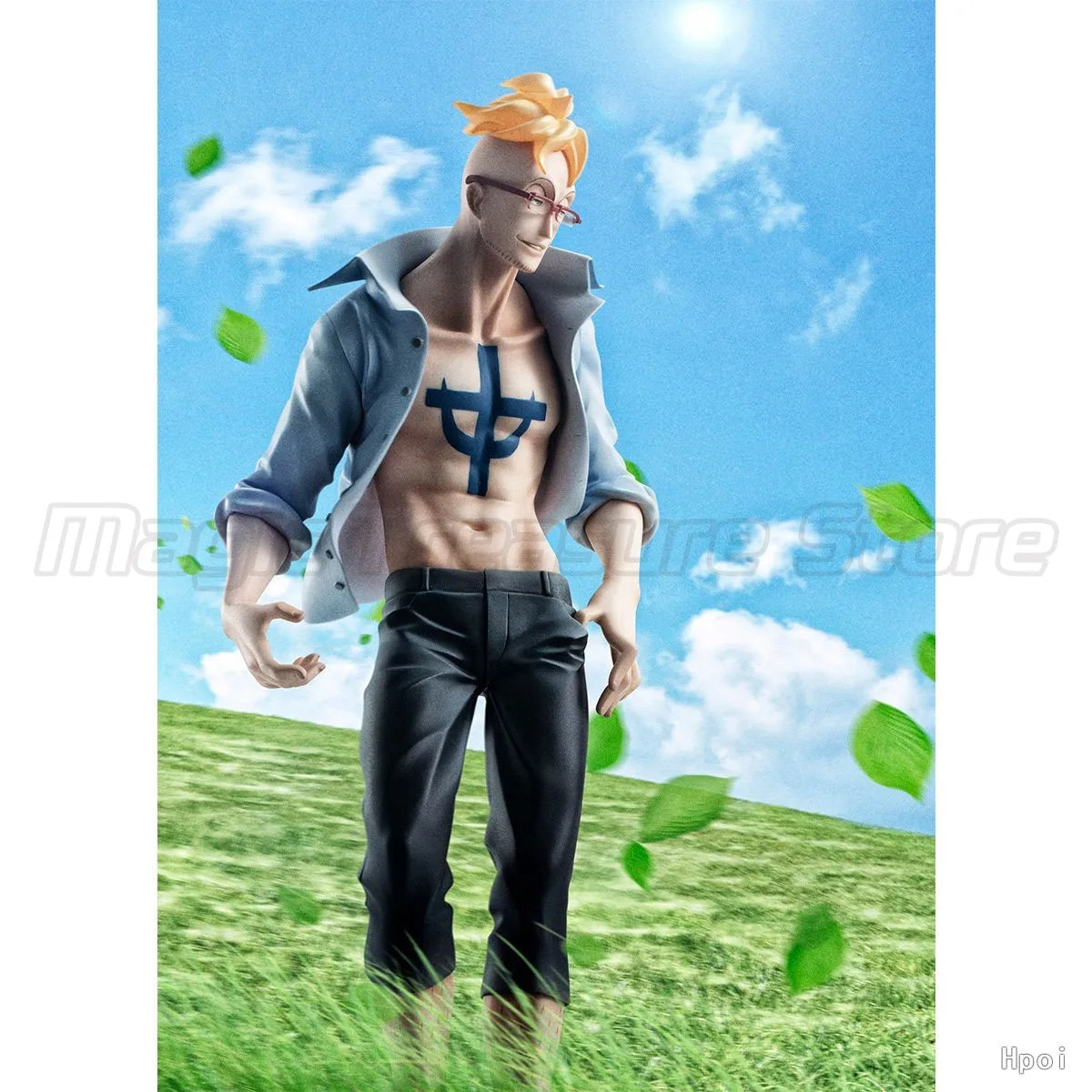 【MT】Original MegaHouse POP Limited Edition ONE PIECE Marco 1/8 Scale Figure Toy Collection Ornament