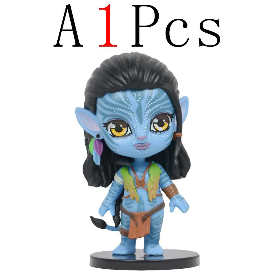 New popular Avatar: Fire and Ash cute Q-version figurine Jake Sully Neytiri PVC Figure Model Toys birthday gift Christmas gift