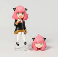 14CM Anime SPY Family Anya Forger Figure Noodle Stopper Figure Replacement Face Model Toy Aciton Figure Doll Collection Desktop