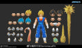 New-hot Demoniacal Fit Vegetto Dragon Ball Z Anime Figure SHF Super Saiyan SSJ Vegetto Action Figure Model Statue Toys Gifts