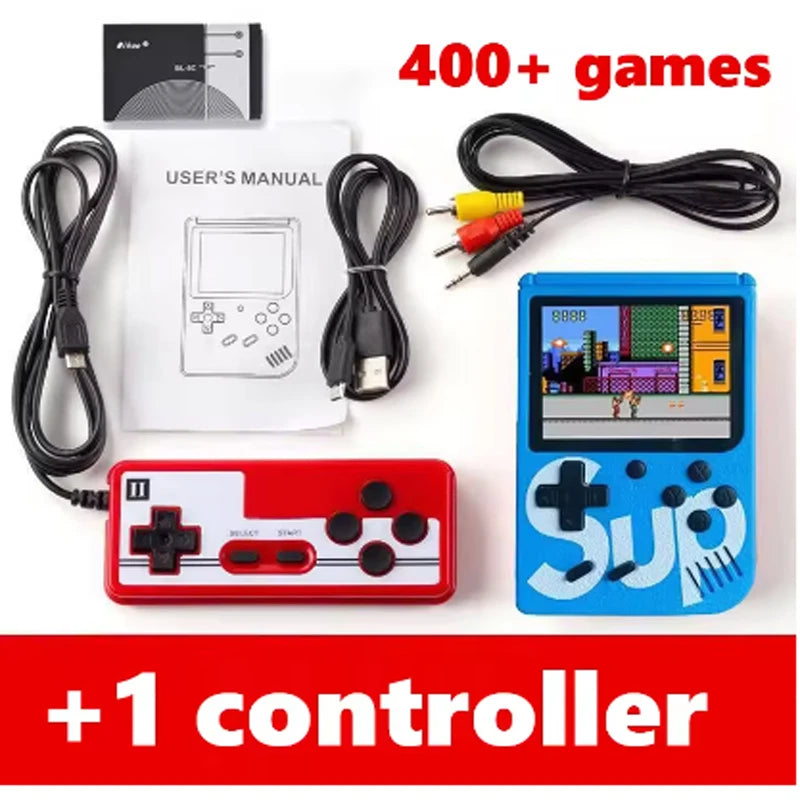 500-in-One Classic Mini Handheld Console for Children and Students: A Nostalgic Macaron-Style Handheld Game Console