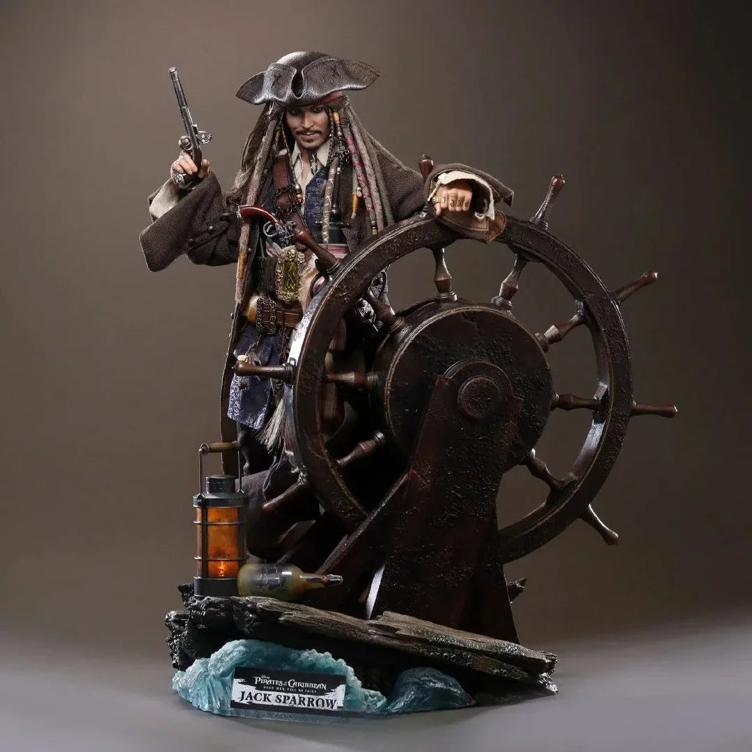 HOTTOYS HT 1/6 Captain Jack Sparrow DX37/DX38/DX39AE Pirates of The Caribbean Hair Transplant  Action Figure Collection Model
