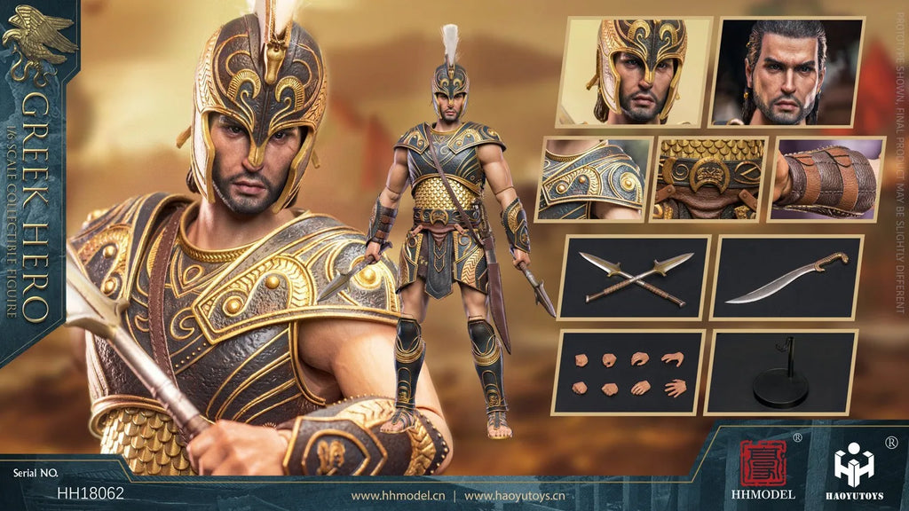 【In Stock】Original HHMODEL HAOYUTOYS HH18062 Imperial Legion Greek God of War 1/6 Action Figure Collection Ornament Toy