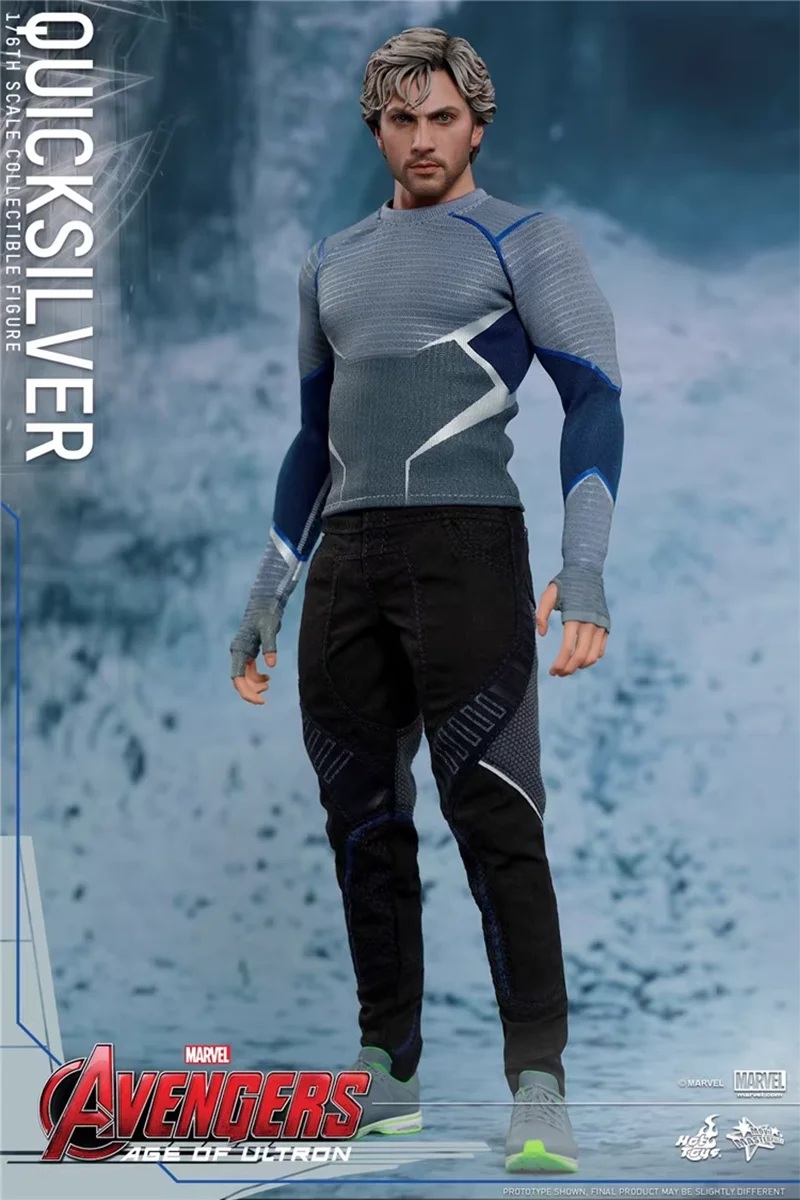 Original HOTTOYS 1/6 MMS302 Avengers 2 Pietro Django Maximoff Action Figure Model Toys 30CM Collectible Ornament Gift