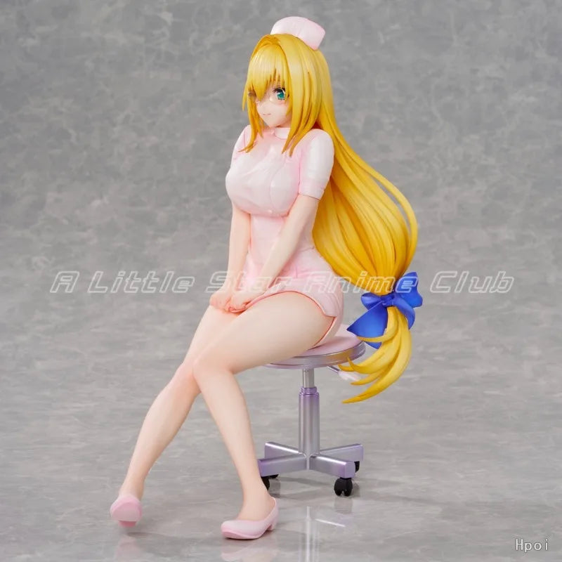 In Stock Original UnionCreative To Love-Ru Darkness Tearju Lunatique Nurse Series Animation Figure Collection Model Toys