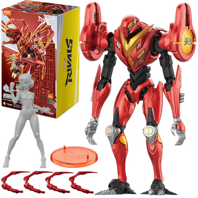 BLOKEES Spider-Man：Into the Spider-Verse Peni Parker SP//dr Action Figure Model Assembled Toys Desktop Decoration Birthday Gifts