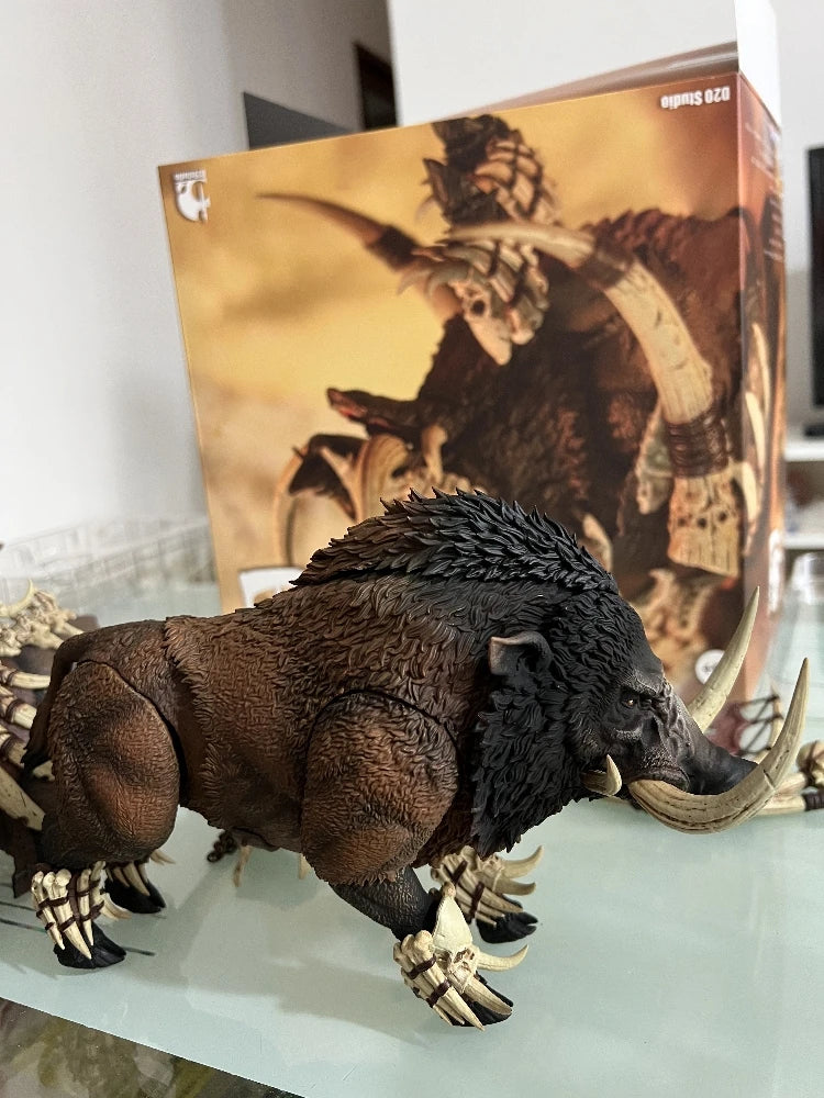 D20 Studio 1/12 Scale Collection Figure Boar Bone Spurs Ancient Animals Fit 6-7 Inch Action Figure Doll Mount Model Removable