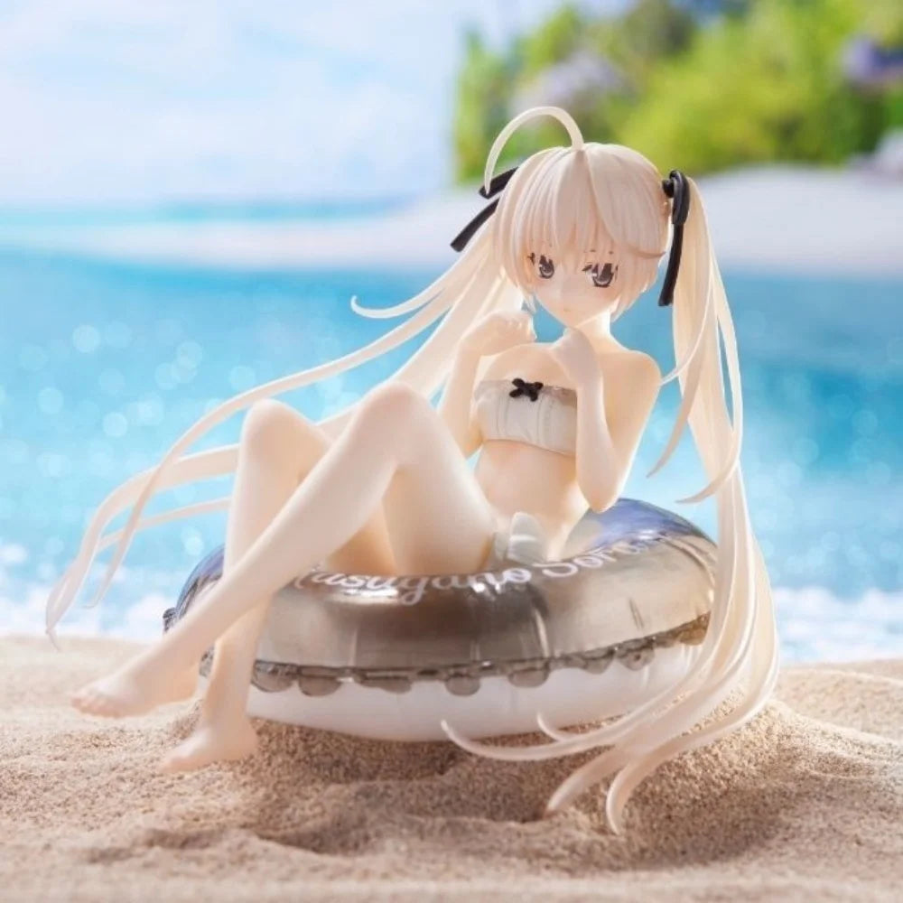 Kasugano Sora Anime Figure Yosuga No Sora Aqua Float 10CM PVC Bikini Girl Action Figure Desktop Decoration For Otaku Collection