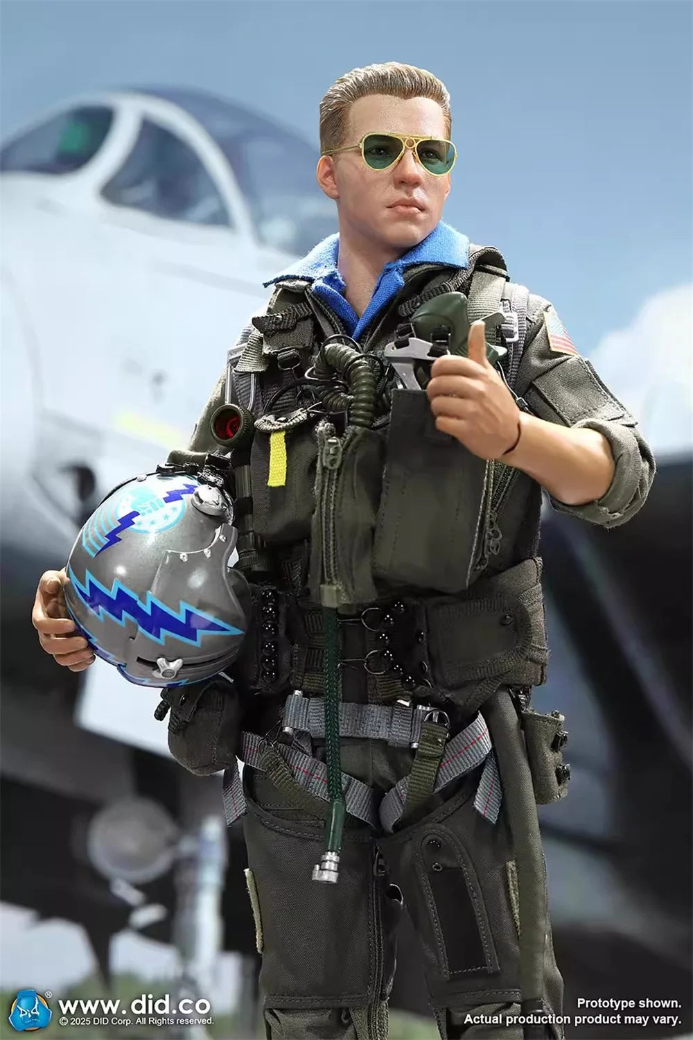In Stock For Sale 1/6 DID MA80182 The Friend Tom Cruise F14 US. Handsome Guy Soldier Full Set Moveable Action Figure Collect