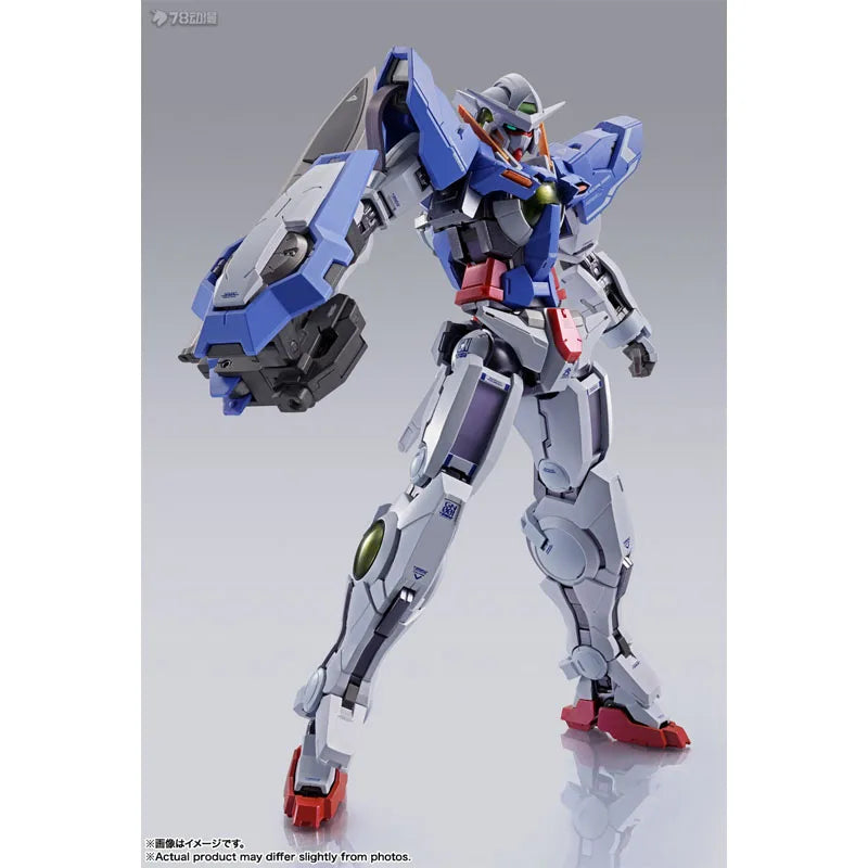 Bandai Original Mobile Gundam METAL BUILD GUNDAM EXIA METAL BUILD 180mm Anime Action Figures Toys for Boys Gift Model Ornaments