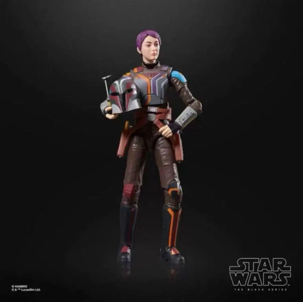 Hasbro Sabin Rennes Sabin Star Wars Ahsoka American TV Series Live Black Box 6 Inch