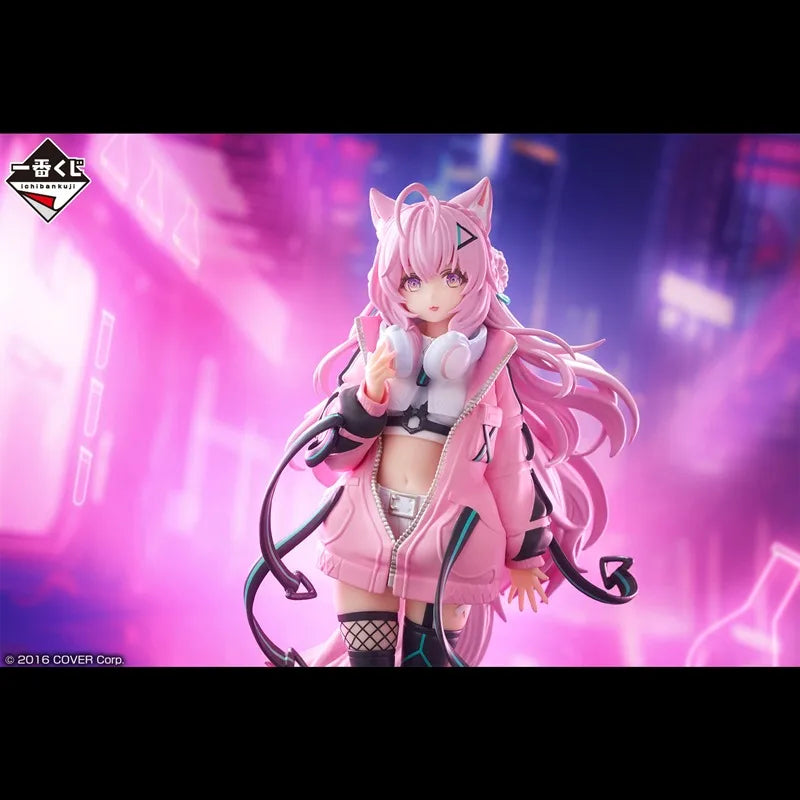 In Stock Original BANDAI Ichiban Hoshimati Suisei Nekomata Okayu Usada Pekora Hakui Koyori Cyberpunk Style Anime Character Toys
