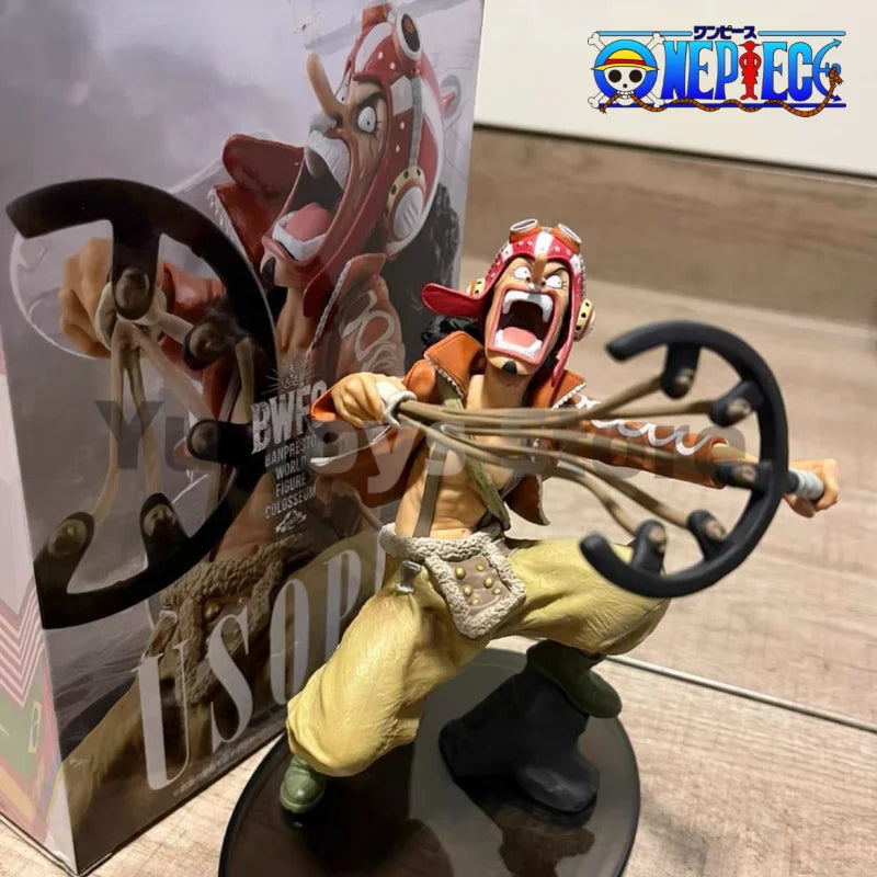 Genuine Bandai Banpresto One Piece Usopp Figure World Colosseum Zoukeiou Bwfc 2 Vol.7 Collection Action Figurine Model Statue