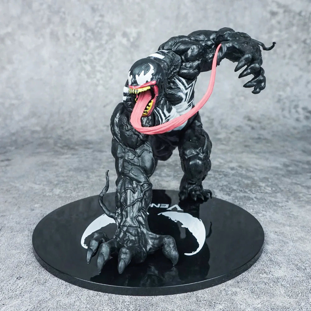 HOT 2026 Latest Venom Solid PVC Lying Position Venom Villain Alliance Spider Man Anime Handmade Model Decoration Doll