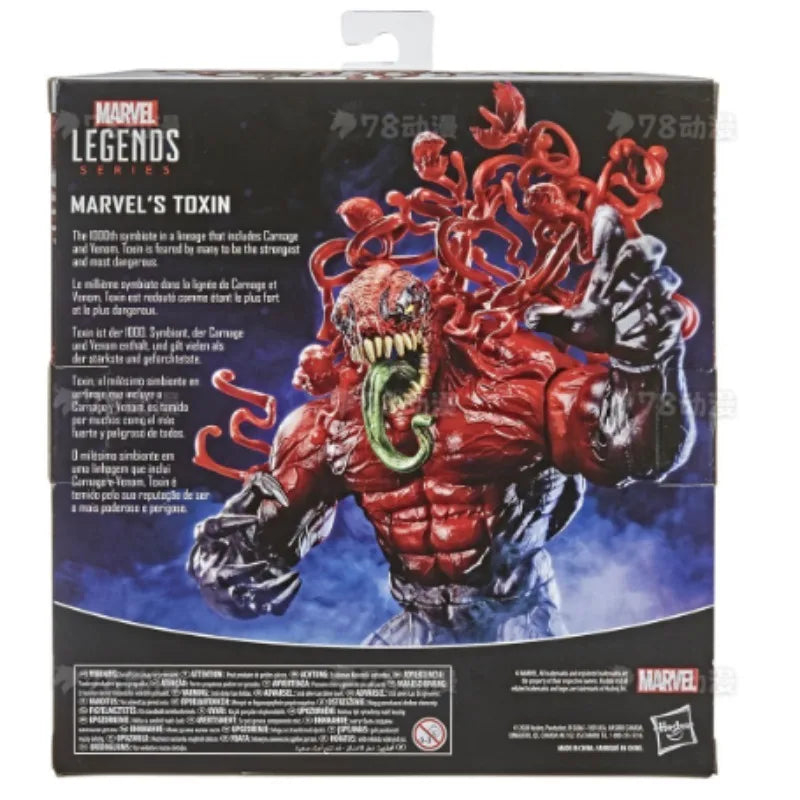 Original Hasbro Marvel Legends Series MARVEL'S TOXIN Anime Figure Collection Toy Model