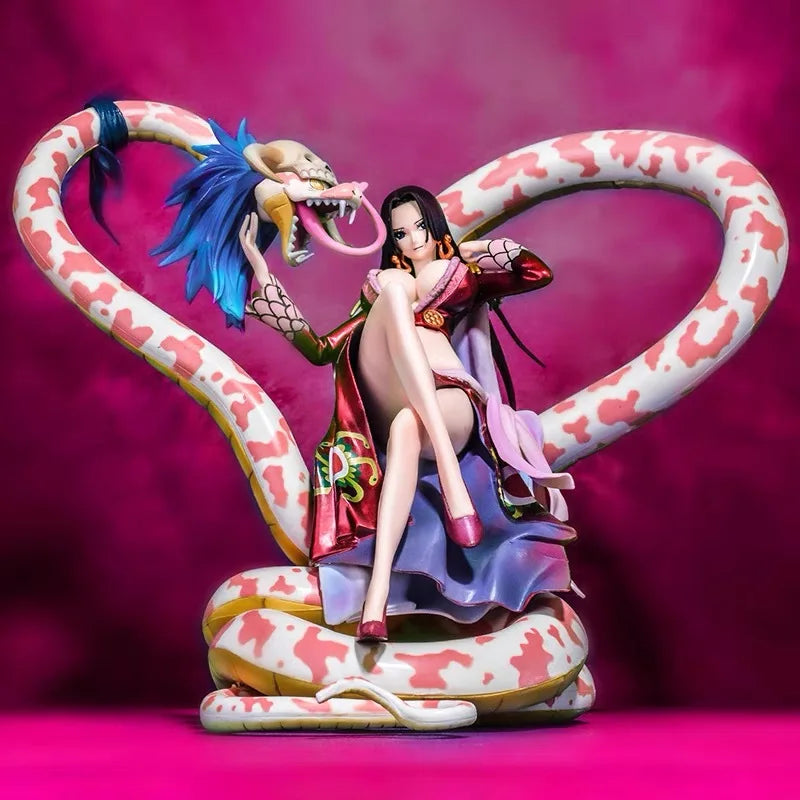Neue 21 cm große One Piece Anime-Figur Boa Hancock Actionfigur aus PVC, Sammlerstück, Dekoration, Modellpuppe, Spielzeug für Kinder, Geburtstagsgeschenk