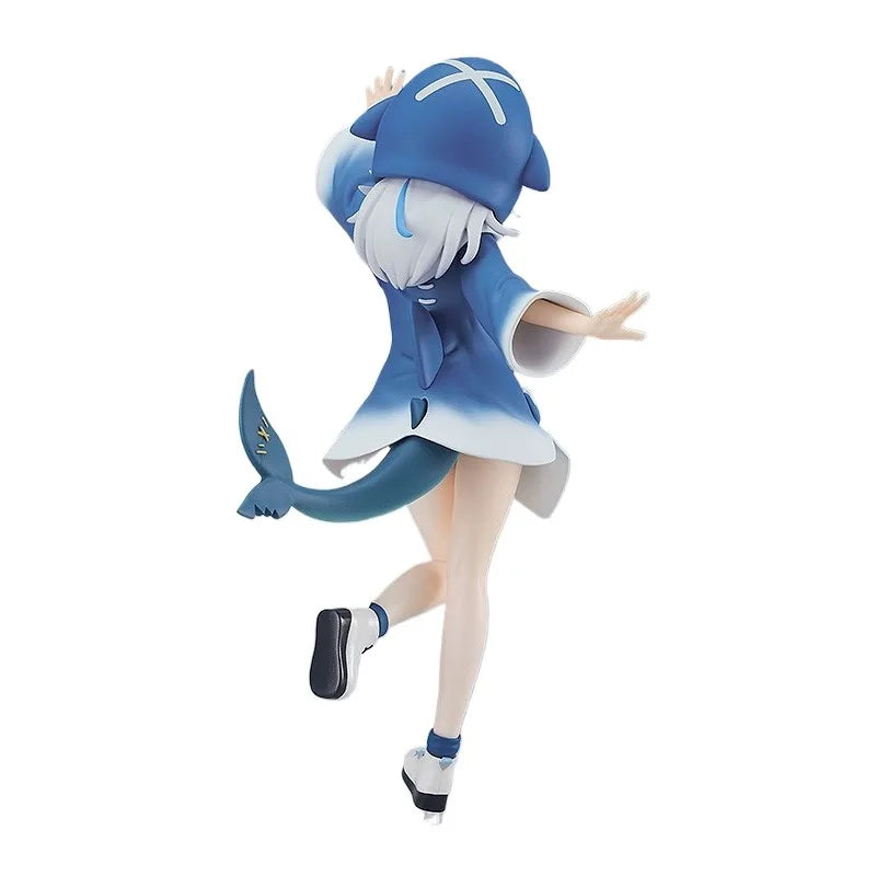 In Stock Genuine Good Smile Company Hololive Gawr Gura Pop Up Parade Kawaii Anime Figure Garage Kit Anime Cartoon Model Toys