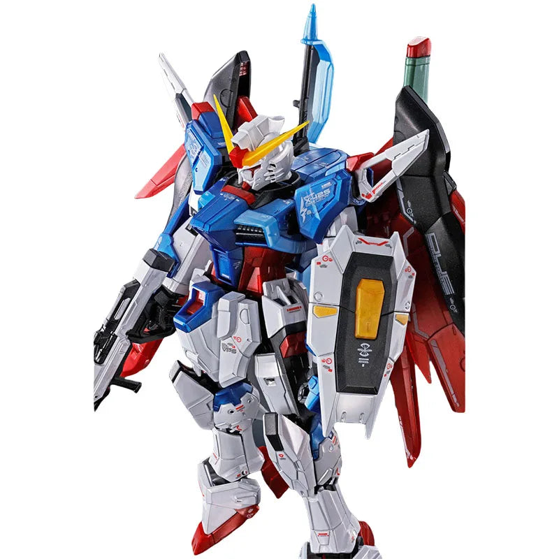 Bandai Genuine RG ZGMF-X42S DESTINY GUNDAM [Titanium Finish] Anime Action Figure Robot Collectible Assembly Model Toys Gift Boys