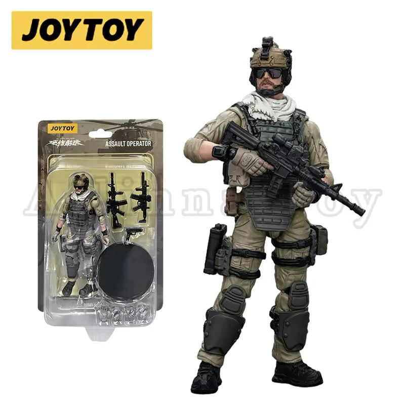 JOYTOY 1/18 3.75 Action Figures Military Armed Force Series Anime Model Gift