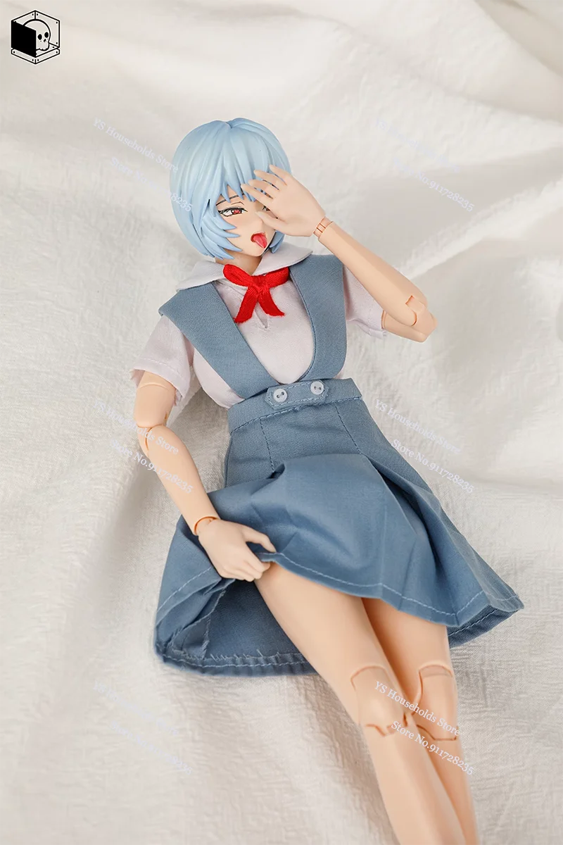 Skull Box Toys 1/6 Asuka Langley Soryu Ayanami Rei Anime Girl Cloth Action Figure EVA Fans Collectible 12" Soldier Model Doll