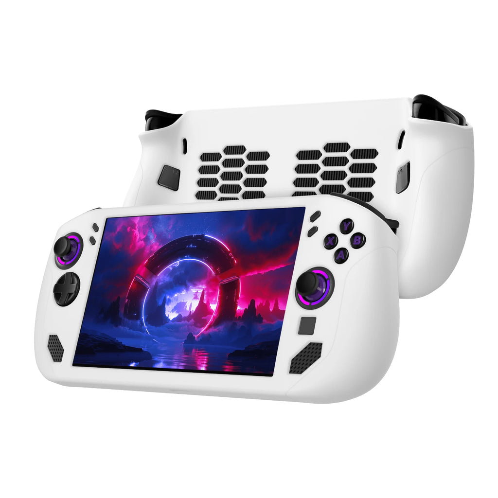 Silicone Case for Legion GO S Game Console Shockproof Anti-Drop Protective Cover Game Accessories Black White Pink